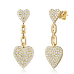 Round Cut Cubic Zirconia in 925 Sterling Silver Earrings 5