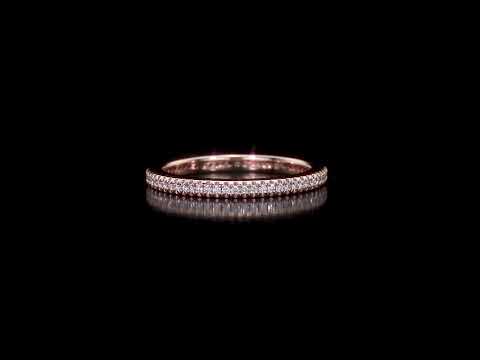 Round Cut Cubic Zirconia in 925 Sterling Silver Wedding Bands 7