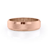 Classic Brushed Finish Wedding Band For Men 11