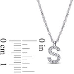Round Cut Cubic Zirconia in 925 Sterling Silver Necklace 1
