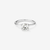 Stunning 1.25 CT Round Moissanite Engagement Ring Solitaire Design 1