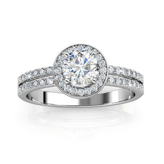 1.0 CT Round Cut Cubic Zirconia in 925 Sterling Silver Jewelry 2