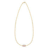 2.5 TCW Round Garnet Lab Made Diamond- January Birthstone Necklace 5