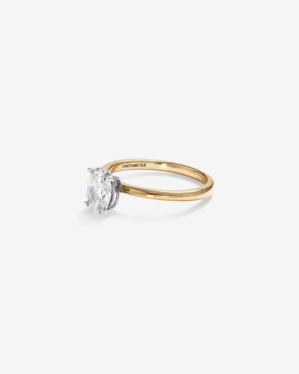 Stunning 1.0 CT Oval Moissanite in Solitaire Design Engagement Ring 4