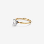 Stunning 1.0 CT Oval Moissanite in Solitaire Design Engagement Ring 4
