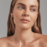 Round Cut Cubic Zirconia in 925 Sterling Silver Earrings 5