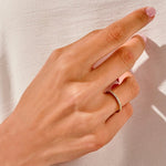 Stunning 0.20 TCW Round Moissanite Stones Half Eternity Wedding Bands 3