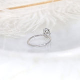 Stunning 1.75 CT Radiant Moissanite Engagement Ring with Solitaire Design 3