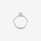 Stunning 0.5 CT Oval Moissanite Stone Engagement Ring In Solitaire Design 2