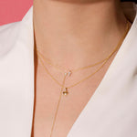 0.30 TCW Round Cut Moissanite Diamond Cross Pendant Necklace in Solid Gold 7