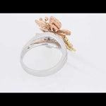 Round Cut Cubic Zirconia in 925 Sterling Silver Wedding Bands 4