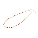 11.8 TCW Round Garnet Lab Made Diamond- January Birthstone Necklace 4