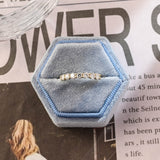 0.3 TCW Round Cut Moissanite Bridal Wedding Band With Pave Accents 9