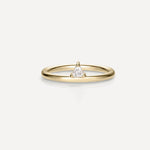 Stunning 0.15 CT Trillion Moissanite Engagement Ring with Solitaire Design 1