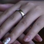 Delicate Moissanite Band with 0.3 TCW Round Cut Stones in Solid Gold 6