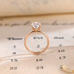 Stunning 3.0 CT Pear Moissanite Engagement Ring with Hidden Halo Design 7