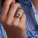 4.00 CT Emerald Garnet Lab Made Diamond-January Birthstone Engagement Ring 2