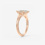 Marquise Split Shank Lab Grown Diamond Engagement Ring