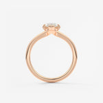 Marquise Split Shank Lab Grown Diamond Engagement Ring