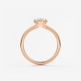 Marquise Split Shank Lab Grown Diamond Engagement Ring