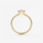 Marquise Split Shank Lab Grown Diamond Engagement Ring