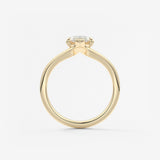 Marquise Split Shank Lab Grown Diamond Engagement Ring