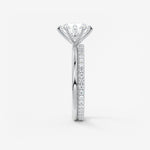 Round Solitaire Lab Grown Diamond Engagement Ring