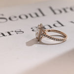 Stunning 1.0 - 2.0 CT Radiant Moissanite Engagement Ring with Pave & Halo Design 10