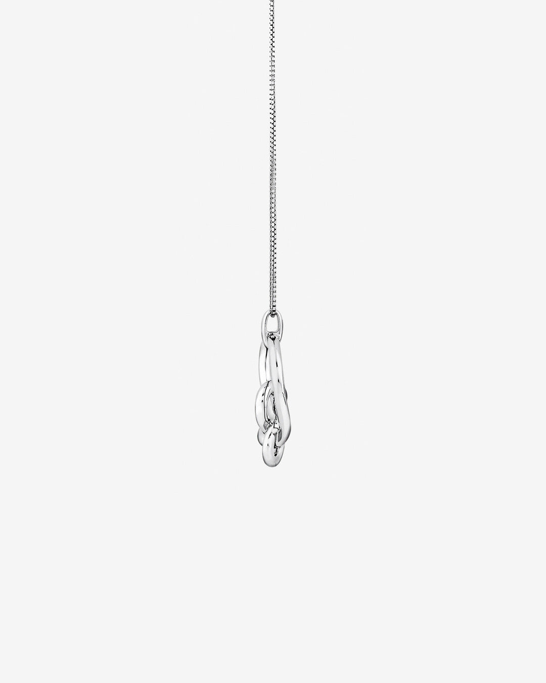 Round Cut Cubic Zirconia in 925 Sterling Silver Necklace 3