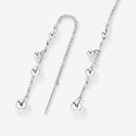 Round Cut Cubic Zirconia in 925 Sterling Silver Earrings 2