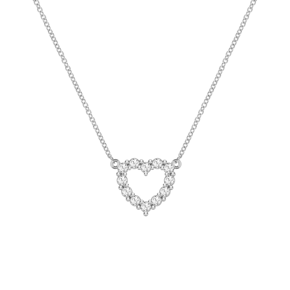 1.44 TCW Round April Diamond Lab Made Diamond- April Birthstone Necklace 7