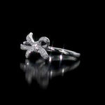 Round Cut Cubic Zirconia in 925 Sterling Silver Wedding Bands 7
