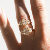 Stunning 1.5 CT Oval Moissanite Engagement Ring with Three Stone Design 3