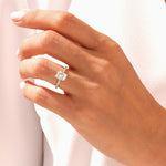 Stunning 1.0-2.0 CT Radiant Moissanite Engagement Ring with Pave Design 7