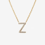 Round Cut Cubic Zirconia in 925 Sterling Silver Necklace 1