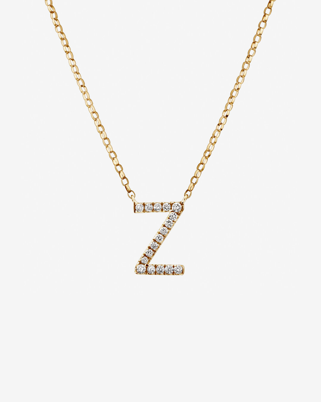 Round Cut Cubic Zirconia in 925 Sterling Silver Necklace 1