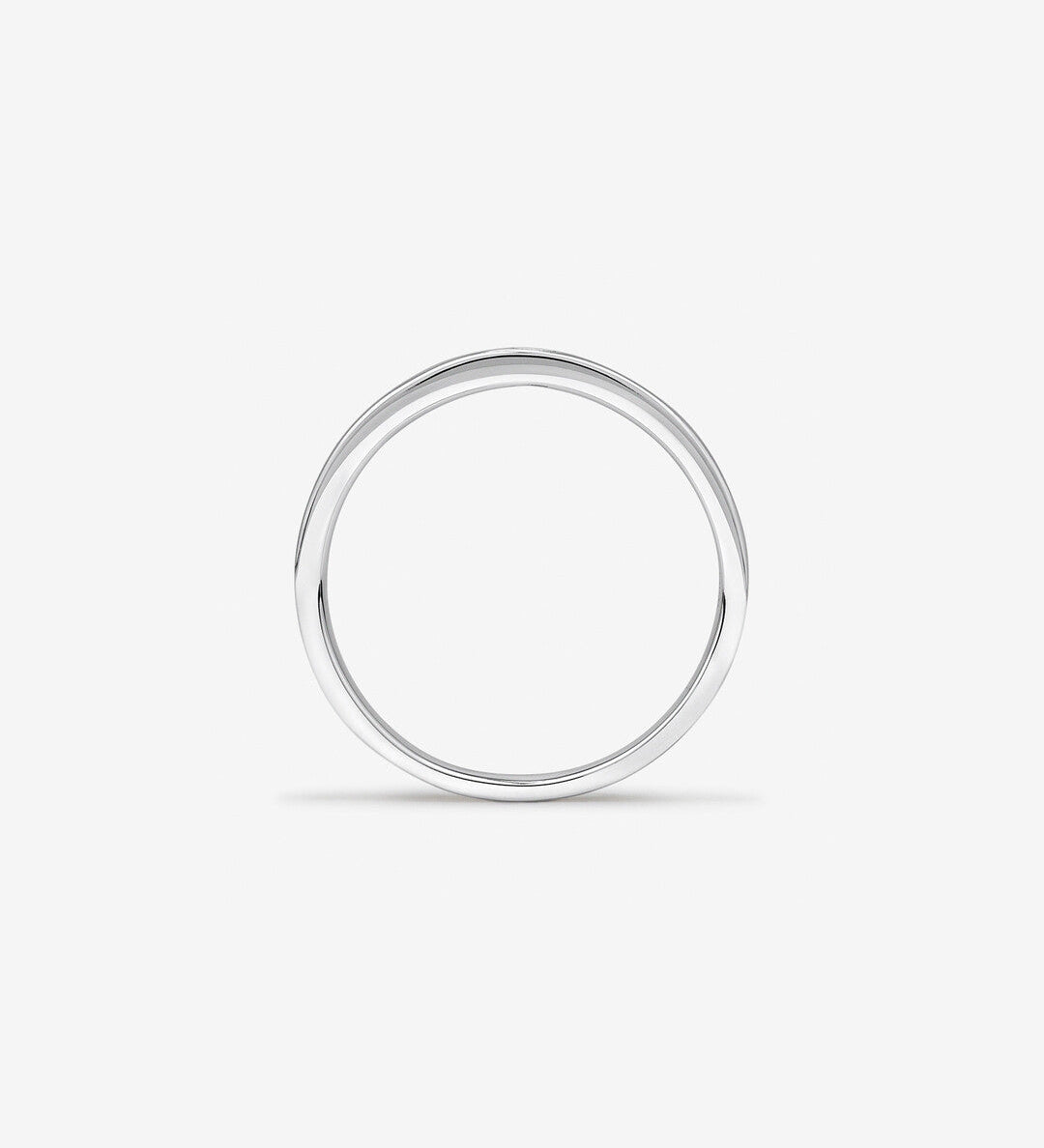 0.08 CT Cushion Moissanite Two Stone Men's Wedding Band in Solid Gold 3