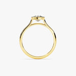 Stunning 1.0-2.0 CT Marquise Moissanite Engagement Ring with Bezel Design 3