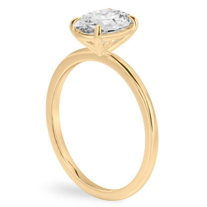 Stunning 1.0- 2.0 CT Oval Moissanite Engagement Ring with Solitaire Design 3