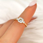 Stunning 1.70 CT Cushion Moissanite Engagement Ring with Three Stone Design 8