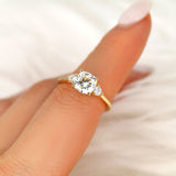 Stunning 1.70 CT Cushion Moissanite Engagement Ring with Three Stone Design 8