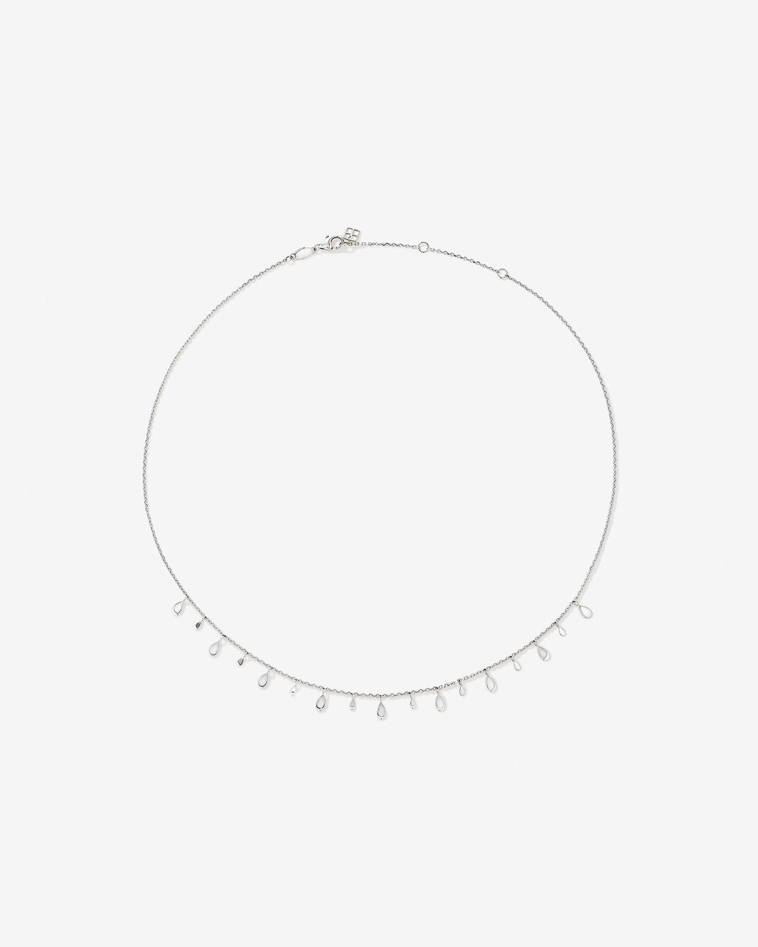 Round Cut Cubic Zirconia in 925 Sterling Silver Necklace 3