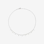 Round Cut Cubic Zirconia in 925 Sterling Silver Necklace 3