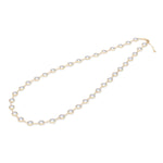 Round Moonstone Lab Made Diamond- June Birthstone Choker Necklace 5