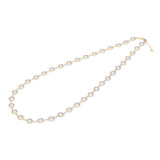 Round Moonstone Lab Made Diamond- June Birthstone Choker Necklace 5