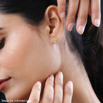 Round Cut Cubic Zirconia in 925 Sterling Silver Earrings 3