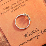 0.15 TCW Marquise Cut Moissanite Bridal Wedding Band With Curved Shank 8
