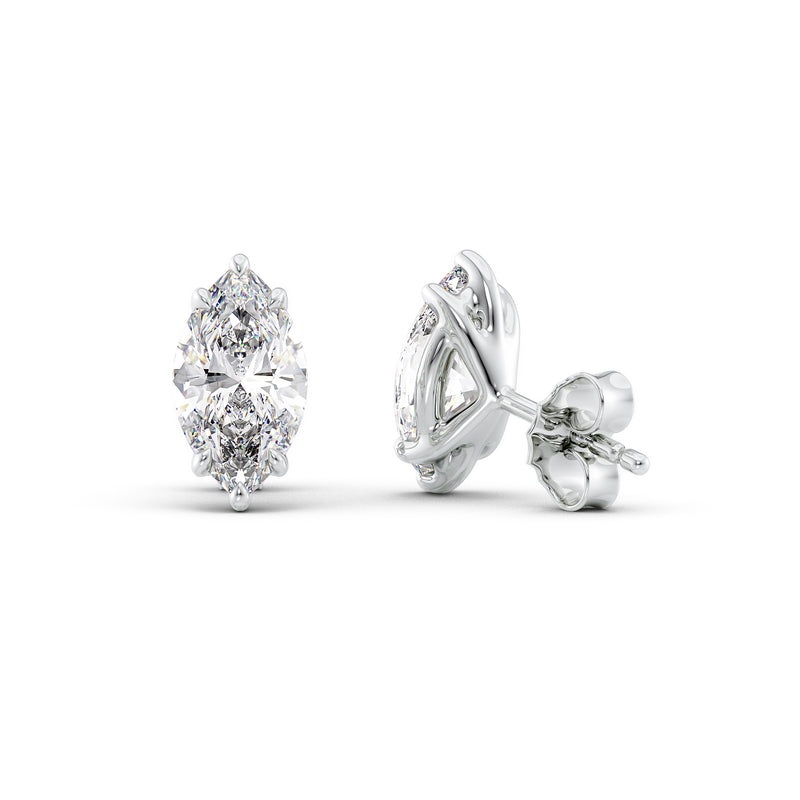 
                  
                    3 TCW Marquise Cut Stud Moissanite Earrings
                  
                