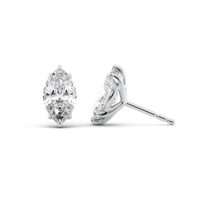 
                  
                    3 TCW Marquise Cut Stud Moissanite Earrings
                  
                