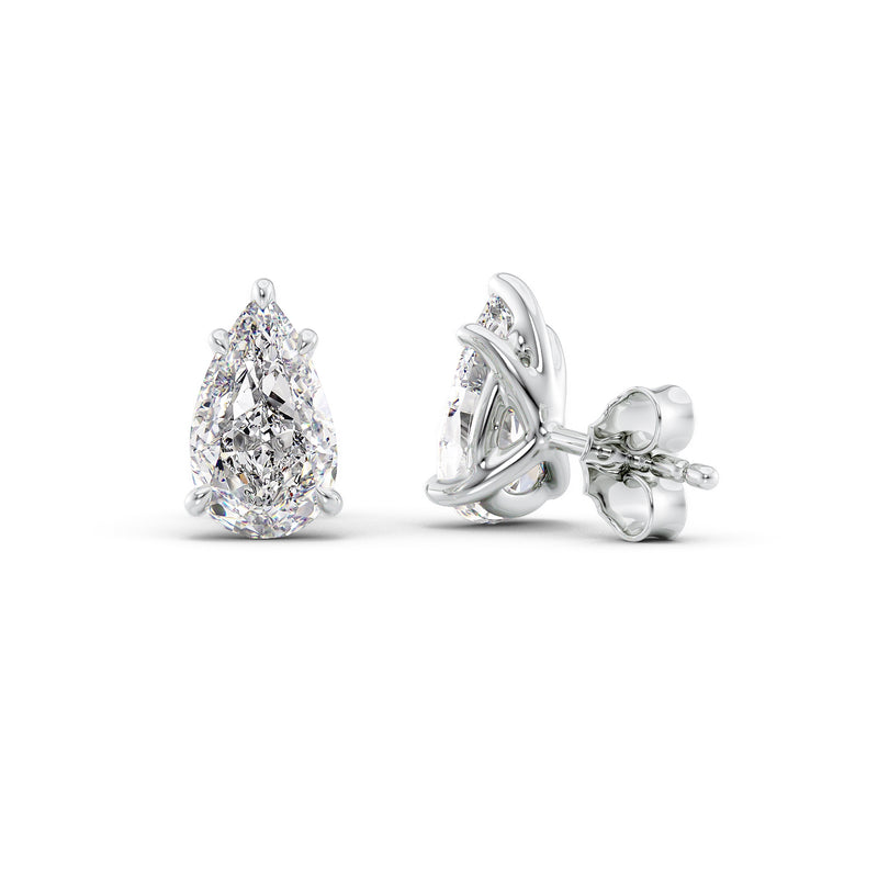 
                  
                    3 TCW Pear Cut Stud Moissanite Earrings
                  
                